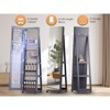 Vlsrka 360° Rotating LED Jewelry Armoire with Lock, Full Length Mirror, Large Floor Standing Organizer with Shelves - 4 of 4