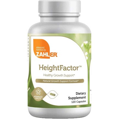 Zahler HeightFactor, Natural Growth Supplement for Growing Taller - 120 Capsules