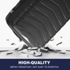 Karl Home Luggage Sets 4 Piece, PP Hard Shell Suitcase 12 inch 20 inch 24 inch 28 inch Luggage Sets Double Wheels with TSA Lock Black - 3 of 4