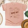 Football Game Day Collage - Womens Garment Dyed Tee - 3 of 3