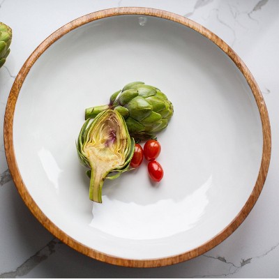 Jeanne Fitz Large Mango Wood Serving Bowl