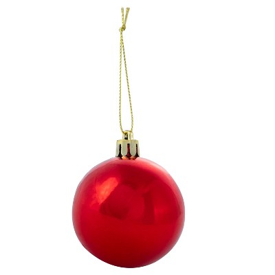 Winter Wonderland Red Green White Shatterproof Plastic Christmas Ornaments Set