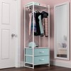 Sorbus Clothing Rack with Drawers and Wood Top - 2 of 4