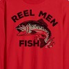 Men's - Instant Message - Reel Men Fish Long Sleeve Graphic T-Shirt - 2 of 4