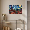 Art Remedy Desert Night Stars Impressionism Wall Art Unframed - 2 of 4