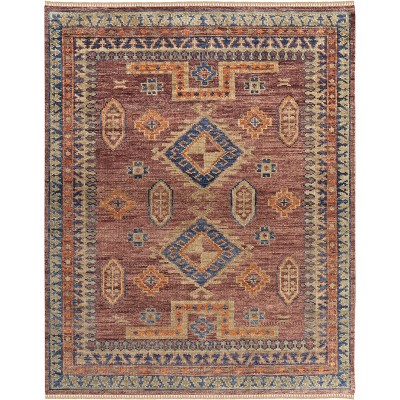 Fillmore Traditional Geometric Red/Green/Blue Area Rug