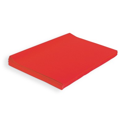 Spectra® Deluxe Bleeding Art Tissue, Scarlet, 20" x 30", 480 Sheets
