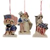 Bethany Lowe Designs, Inc 4.5" Americana Die Cut Ornaments S/6 Ornament Patriotic Star Stripe - Tree Ornaments 4.5 Inch Americana Die Cut Ornaments - 2 of 4