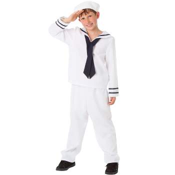 HalloweenCostumes.com Child White Sailor Costume