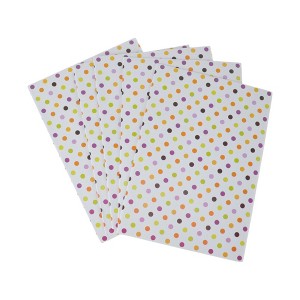 Unique Bargains Gift Wrap Paper Glossy Coated Paper 27.56 " x 19.69 " 5 Pcs - 1 of 4