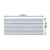 Home Weavers Orion Collection 100% Cotton Bathroom Rug, Non Slip Bath Mat Water Absorbent Soft Shaggy Mat Machine Washable - 3 of 4