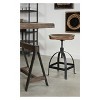 Treasure Trove Manna Adjustable Stool Brown/Black: Saddle Shape, No Assembly, Iron Frame, 320lb Capacity - 2 of 4