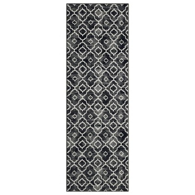 Washable Modern Geometric Rug Non Slip Low Pile Rug Retro Throw Floor Cover Foldable Indoor Carpet for Living Room Bedroom