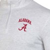 NCAA Alabama Crimson Tide Men's 1/4 Zip Light Gray Sweatshirt - 3 of 3