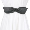 INSPIRE CHIC Women's Wide Elastic Bow Knot Snap Button Waist Belts - 4 of 4