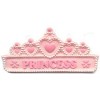 O'Creme  Princess Tiara Banner Silicone Fondant Mold - 5" x 2" - White - 2 of 2