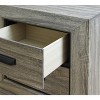 NicBex Nightstand with Drawers,Side Table with Wood Tapered Legs and Finish,Modern Bedside Table for Bedroom,Living Room - 4 of 4