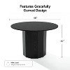 PexFix 46" Round Solid Wood Dining Table Kitchen Tables - image 3 of 4