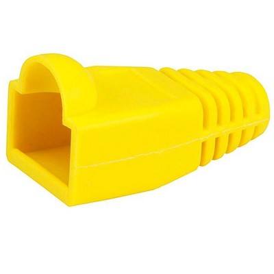 Monoprice RJ45 Strain Relief Boots, 50 pcs/pack, Yellow