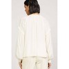 Women's Long Sleeve Key Hole Blouse - current air - 3 of 4