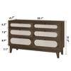 6 Drawer Dresser for Bedroom, Wide Modern Chest of Drawers - 2 of 4