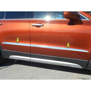 QAA is Compatible with 2019-2020 Cadillac XT4 4 Piece Stainless Side Molding Accent Trim, 1.5" Width AT59210 - 1 of 4