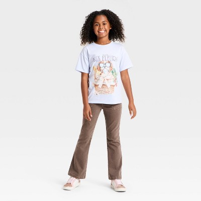 Детские Cat & Jack Girls' Short Sleeve Dog Oversized Graphic T-Shirt - Cat & Jack™ Blue S — фото 4