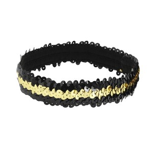 Unique Bargains Women's Stretch Sequins Headbands 1 Pc - 1 of 4