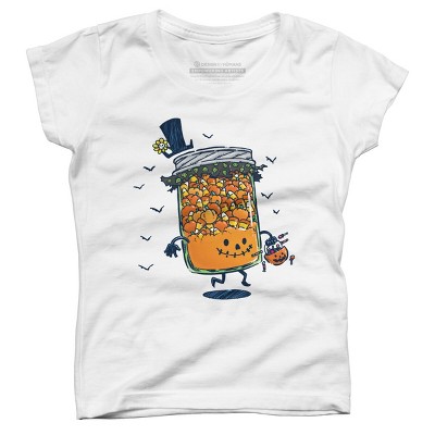 Girl's Design By Humans Halloween Jam By nickv47 T-Shirt