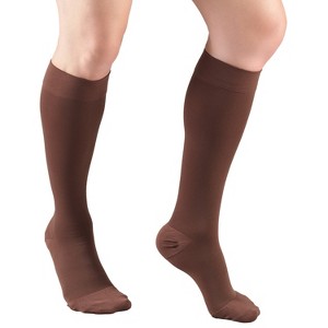Truform 20-30 mmHg Compression Stockings for Men and Women, Knee High Length, Closed Toe - 1 of 4