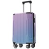 MOEPISY Luggage Sets 3 Piece Suitcase Set with Spinner Wheels, Built-in TSA Lock, Foldable Duffel Bag for Travel, 20inch 24inch - 4 of 4