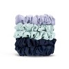 Kitsch-Mass Women's Satin Petite Scrunchies - Garden Bouquet - 5ct - 3 of 4