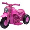 Qaba Ride on Motorcycle, 6V Ride on Bubble Car, 3 Wheeled 2 MPH Electric Motorcycle for Kids w/ LED Headlight, Music, Forward & Reserve - 4 of 4