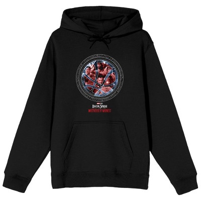 Dr. Strange Multiverse Of Madness Window Rune Characters Men's Black Sweatshirt