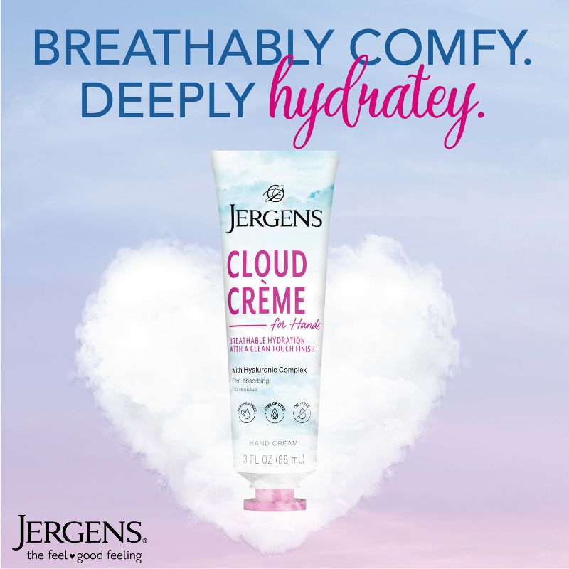 Jergens Cloud Cream Whip Hand Lotion Fresh - 3 fl oz, 5 of 10