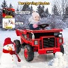 12V Kids Ride On Dump Truck with Remote Control,Ride On Car Toy with Spring Suspension,Music,LED Lights,Red - 4 of 4