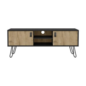 INFURNIC TV Stands and Consoles Modern Entertainment Center with Cabinets and Open Shelves for Living Room Bedroom, Multicolor, 49.6"*16.5"*3.5" - 1 of 4