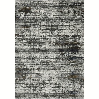 Oriental Weavers Gemini 4151U Charcoal/ Grey Indoor Area Rug - 2'3" x 7'6"