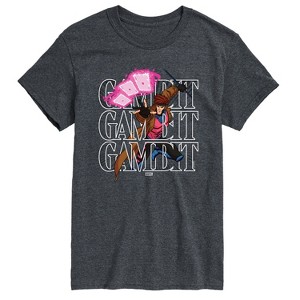 Men's - Marvel - X-Men Gambit Stack Short Sleeve Graphic T-Shirt - 1 of 4