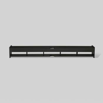 Modern Minimalist Floating TV Stand for TVs up to 70" with Open Storage - Saracina Home