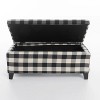 NicBex Velvet Storage Ottoman Bench,Upholstered Storage Ottoman with Firm Turned Wood Legs,Modern Storage Bench for Living Room,Bedroom - 2 of 4