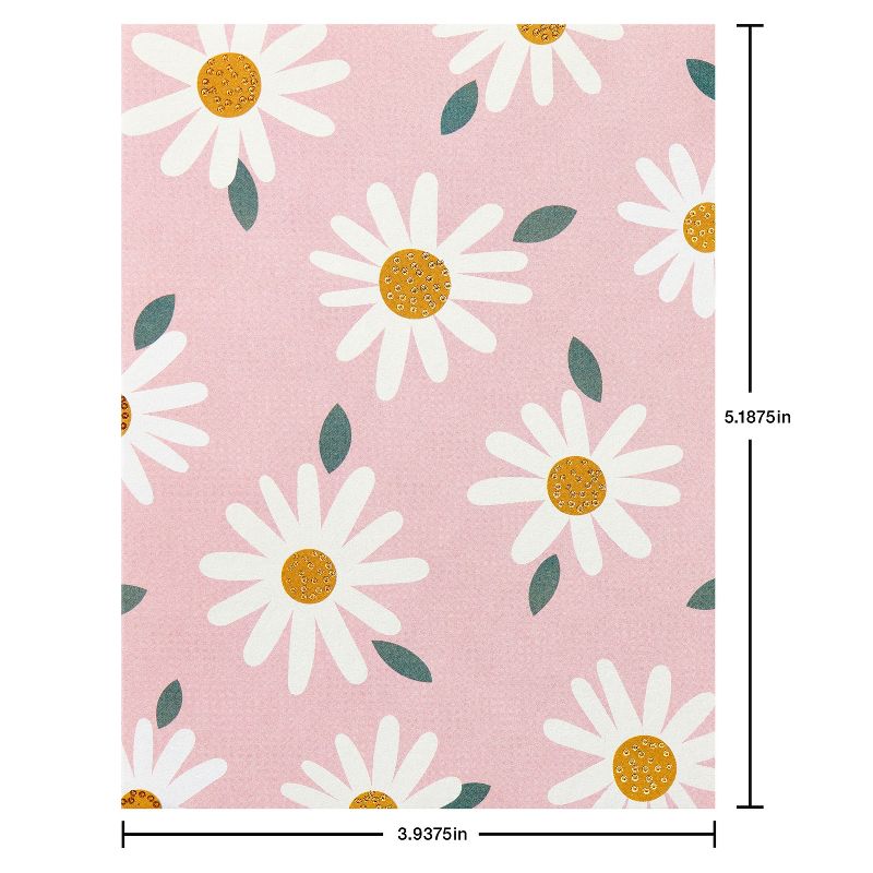 10ct Spring Daisies on Pink Stationery for Anyone, 2 of 6