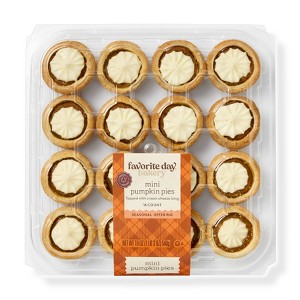 Harvest Mini Pumpkin Pie with Cream Cheese Platter - 19oz/16ct - Favorite Day™ - 1 of 3