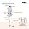Dritz Small Twin-Fit Dress Form: Adjustable Sewing Mannequin for Female Garments, Gray - 4 of 4