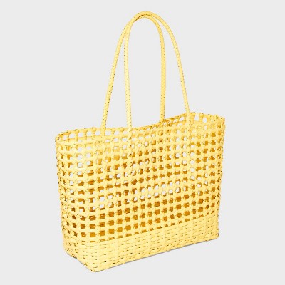 Woven Cage Tote Handbag - Shade & Shore' - image 3