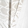 Lush Décor Hygge Geo Light Filtering Window Curtain Panels Taupe/White 52X84 Set - 4 of 4