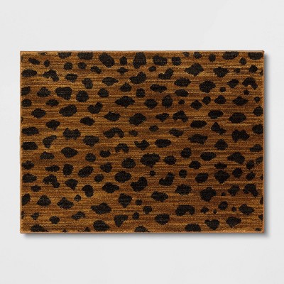 Daffodil Leopard Print Woven Rug - Threshold™