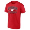 NCAA Wisconsin Badgers Men's Core Cotton T-Shirt - 2 of 3