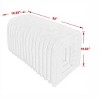 CAVINAS Modern Corduroy Storage Ottoman Bench Cat's Cest,Small Ottoman for Living Room,Bedroom - 4 of 4