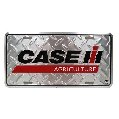 Case IH Agriculture Solid Red License Plate 